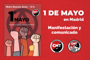 1 de Mayo. Manifestación y comunicado – FL Madrid